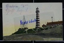 AK Ijmuiden 1906 gelaufen Velsen Vuurtoren Leuchtturm Richtfunk Antenne