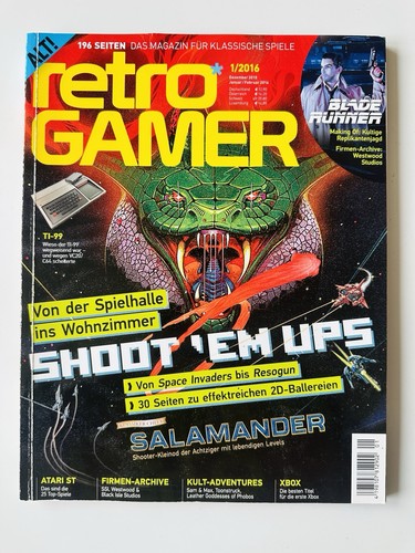 Retro gamer 2016 - retro, 1/2016
