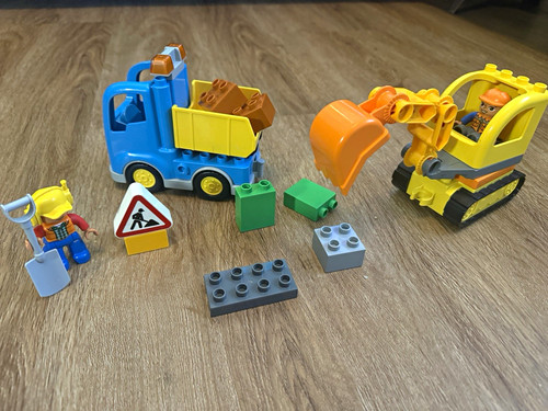 Lego duplo bagger - lego, lastwagen