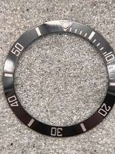 #1617 ORIG. ROLEX SUBMARINER 126610 CERAMIC KERAMIK BEZEL INSERT SCHWARZ LÜNETTE