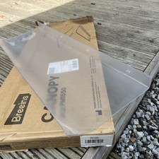 Türvordach Regenschutz vorne hinten Veranda Außen Terrasse Abdeckung leicht beschädigt 