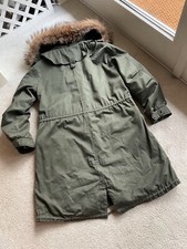 IQ BERLIN Parka Mantel oliv 34