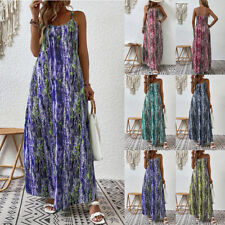 Damen Boho Maxi-Sommerkleid