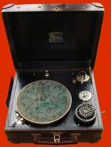 Koffer grammophon odeon mit - koffer-grammophon,