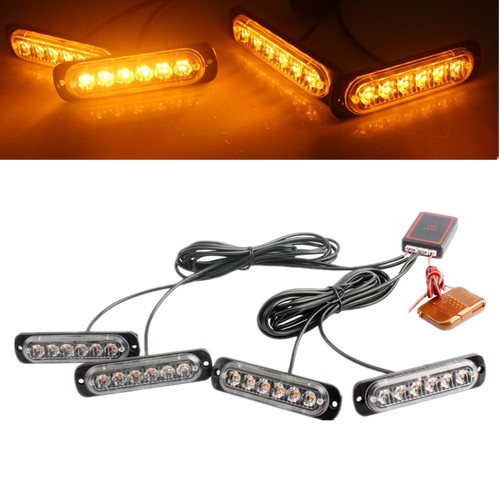 4stk 6led auto frontblitzer - 4stk,