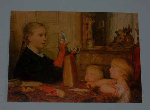 Postkarten die marionetten - 1x,