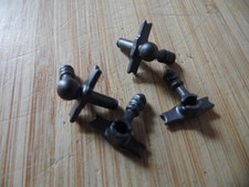 Playmobil Puppenhaus 5300/5305 2 kpl. Türklinkenpaare grau neu unbenutzt