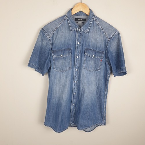 Replay jeanshemd herren - herren, medium