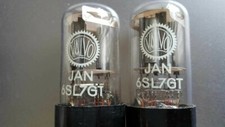 2x JAN 6SL7GT Valvo 5691 33S29