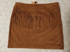 Damen Rock Braun  Western Gr