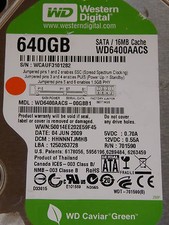 Western Digital WD6400AACS-00G8B1 DCM: HHNNNTJMHB / 04JUN2009 - 640GB
