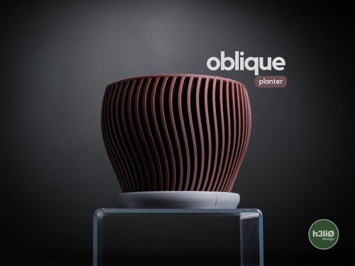 Oblique planter moderner 3d - |,