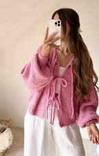 Strickjacke Cardigan Damen Einheitsgröße 36-46 Neu