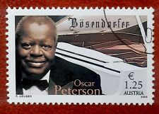 Briefmarke Österreich 2003 Bösendorfer Oscar Peterson gestempelt