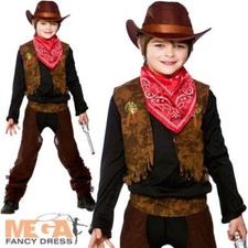 Cowboy + Hut Jungen Kostüm