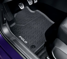 Volkswagen VW Polo Allwetterfußmatten vorn und hinten Gummimatten 2G106150082V