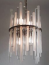 70er "CHRISTOPH PALME" Kronleuchter, Pendellampe , 4 flammig Deckenlampe 70s