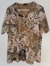 Samoon by Gerry Weber Tshirt Shirt braun Gr. 46 /48