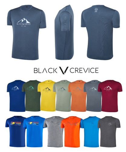 Black crevice herren merino - crevice,