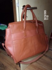 Zign Reisetasche Original Rindsleder cognac NEU