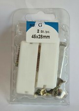 Schrankverbinder weiß 2Stück 45 x 28 mm 925161