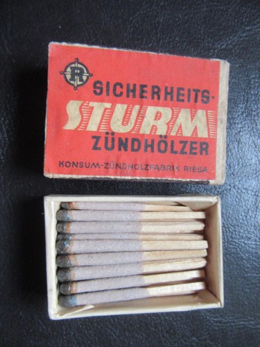 Streichholzschachtel,Sturm-Zü