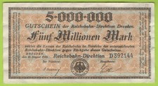 5 million Mark, voucher of the
