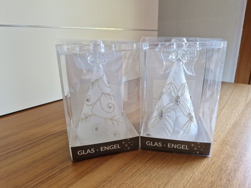 2er set engel figuren mit - figuren, led