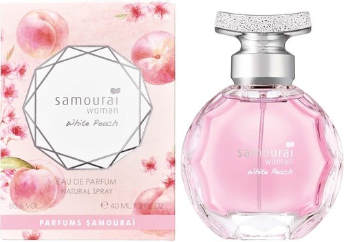 Samurai woman white - white, peach