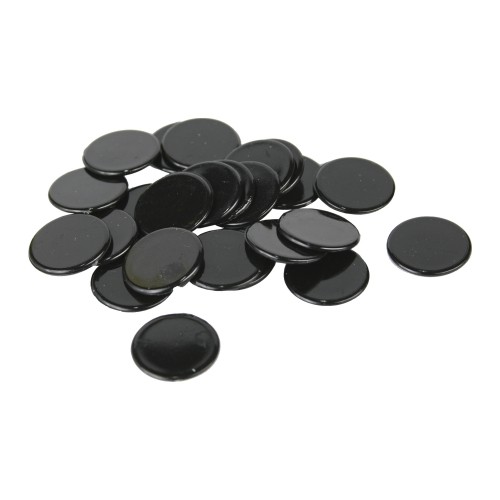 Spielchips schwarz - 25, mm