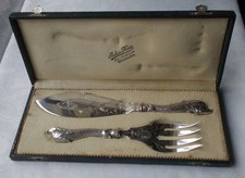 *RAR* Exklusives 2-tlg. Vorlegebesteck Fabelwesen Koch&Bergfeld aus 800er Silber