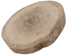 Baumscheibe Holzscheibe OHNE  Rinde  geschliffen Fi 30-55 cm; 5-6 cm / EICHE