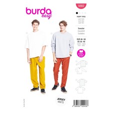 Burda Style Schnittmuster Nr. 5682 - Sweater - Herrenpullover - Sweatshirt
