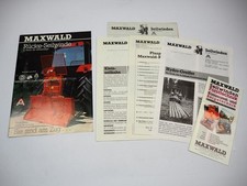 Maxwald Seilwinden Forsttechnik 5x Prospekt + Anschreiben ca. 1992 Österreich