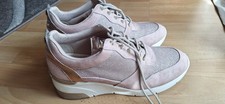 Damen Mustang Sneaker mit Keilabsatz rosa glitzer Gr. 40 guter Zustand