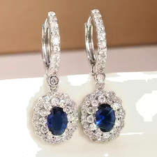 Luxus Saphirblaue Zirkonia