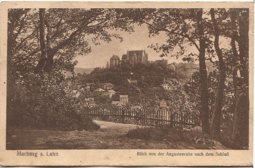 Ansichtskarte marburg lahn - ansichtskarte, a.
