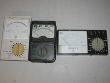 3 Stück analog Multimeter für Sammler und Bastler