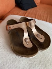 Birkenstock * Gizeh * 39 * Normale Weite * Rosegold Metallic