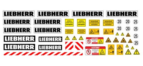 Bagger kran liebherr - kran,