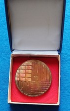 11 187 DDR Medaille „20 Jahre VEB Wohnungsbaukombinat (WBK) Erfurt 1961-1981“