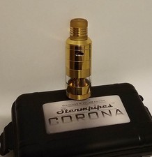 Steampipes Corona V8 Veredelt in 24K Gold + Nebelfee Jigsaw DripTip