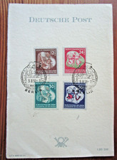 DDR Mi 289-292 Ersttagsstempel
