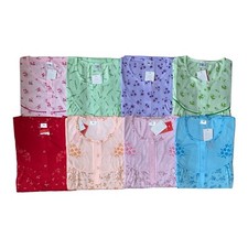 Damen Nachthemd Langarm Hemd Nachtwäsche