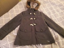 Dufflecoat OKAIDI, Gr. 138 (140), Grau, Mädchen, Super Zustand