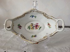 Schälchen antik mit Goldrand, Sächsische Porzellan Manufaktur