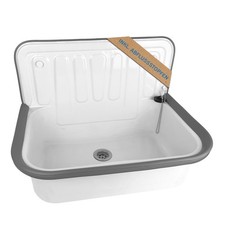 kör4u Ausgussbecken aus Stahl