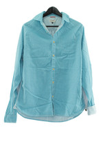 Stangata Herren Hemd Gr. M Langarm Türkis Baumwolle Modern Classic #DM-27