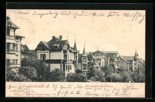 Friedrichroda häuserpartie - friedrichroda,,