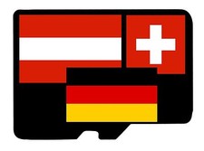 TOPO Karte 4GB microSD GPS D. A. CH. Geocaching BaseCamp Alpen GARMIN Navigation